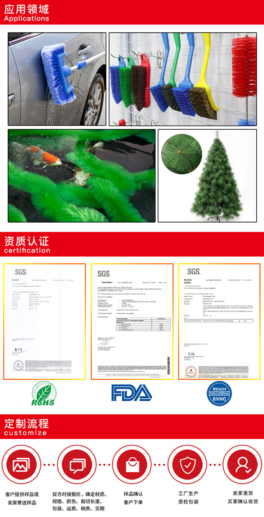 PET塑料刷丝