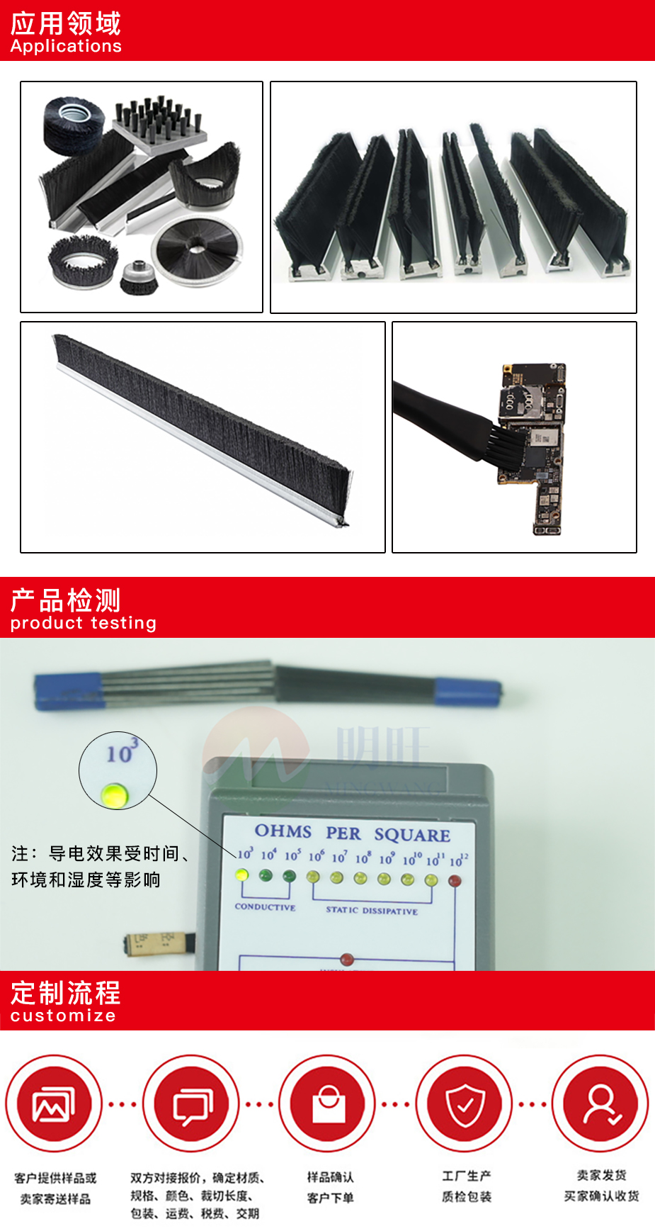 导电纤维尼龙丝